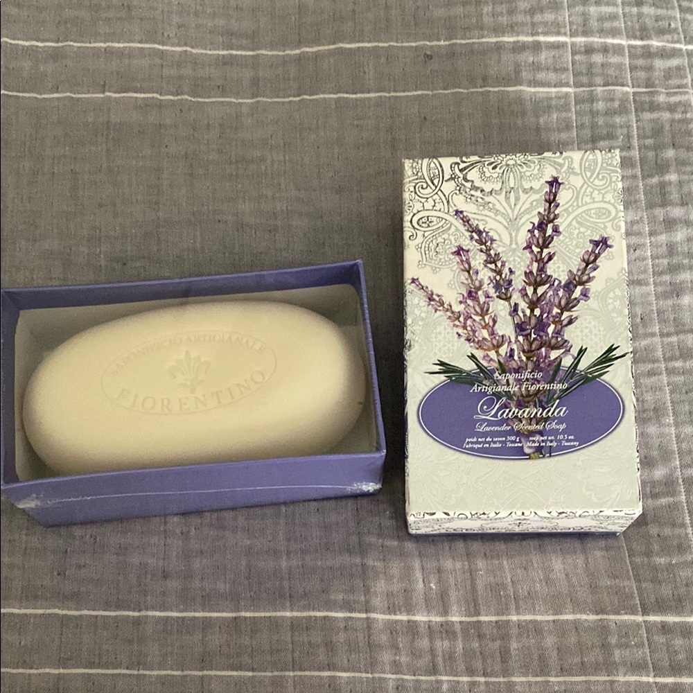 Florentine lavender soap factory Scented Soap Bar 10.5 oz NEW Tuscany Italy